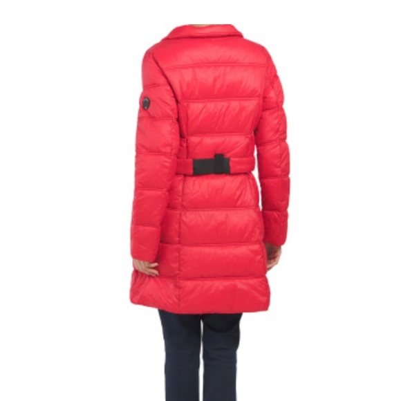 NWT NAUTICA BELTED FAUX FUR HOODED COAT - Picture 4 of 4